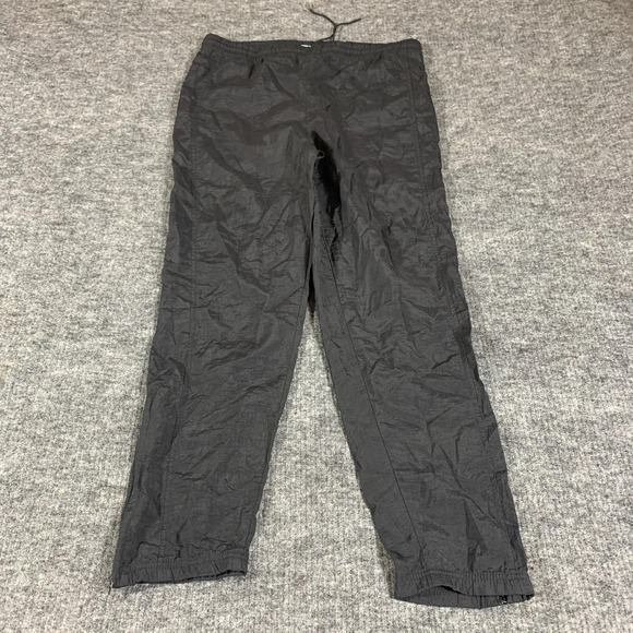 Reebok Other - VTG Reebok Pants Mens Small Black Track Pants Taffeta Drawstring 90s Retro Baggy